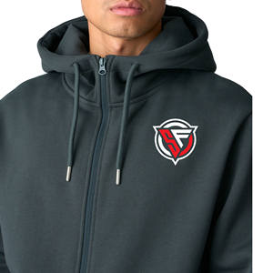 Wholesale Blank Zip up Hoodies Pullover High Quality Men's Oversized Fleece Zip up Hoodie Cotton Manufacturers Custom Sweatshirt - Product Image 5