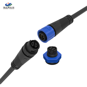 Conector impermeable de montaje en Panel de 2 pines M12 IP67 <span class=keywords><strong>tipo</strong></span> de soldadura conector de cable de alimentación - Product Image 1