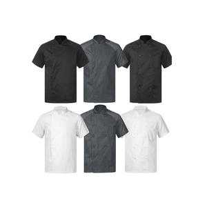 Abrigo de chef uniforme de hotel de restaurante de algodón puro superventas de calidad de exportador con logotipo personalizado - Product Image 5