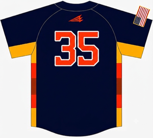 Custom Adult Baseball Uniform Jersey Quick Dry Breathable <b>Polyester</b> Team Sportswear Button Up Player <b>Shirt</b> - Product Image 2