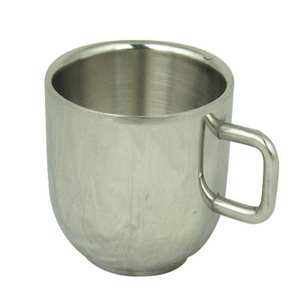 แก้วกาแฟโลหะสแตนเลสคุณภาพสูงถ้วยเสิร์ฟชาของขวัญขายดีแก้วกาแฟดีไซน์ค้อน - Product Image 2