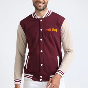 Nueva chaqueta Varsity para hombre de gran venta 100% algodón de alta calidad personalizada Chenille Embriordry Logo Heavyweight Warm Varsiti Jacket - Product Image 4
