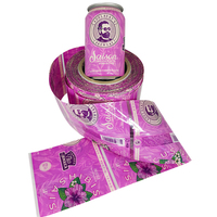 GH-Printing Manchon thermorétractable personnalisé en PVC, film plastique rétractable pour canettes de boissons aux fruits et étiquettes d'emballage plastique