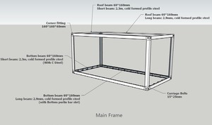 casas contenedor, casas prefabricadas, casas modulares de envío, casas prefabricadas modernas plegables - Product Image 6