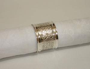 Rond de serviette en aluminium de concepteur rond Premium Vantage Rond de serviette décoratif de qualité supérieure Rond de serviette en métal en aluminium - Product Image 6