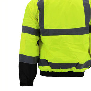 Chaqueta de bombardero para hombre, ropa de trabajo al aire libre con soporte de resorte y logotipo personalizado, seguridad Industrial, con capucha, resistente al agua, duradera y profesional - Product Image 3