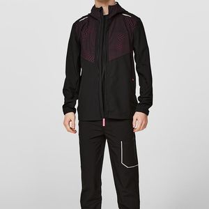 Chaqueta Cortavientos Ligera con Cuello Alto para Niños, con Capucha y Cremallera, para Correr al Aire Libre, con Estampado de Poliamida - Product Image 5