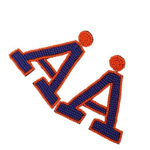 Pendientes de cuentas de semillas multicolores de estilo Vintage para mujer, joyería colgante bordada con cuentas para boda, fiesta, vacaciones - Product Image 2