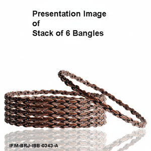 Brazalete de Latón Trenzado Hecho a Mano, Acabado en Cobre Vintage, Brazalete de Eslabones Tejidos, Minimalista, Unisex, para Uso Diario - Product Image 5