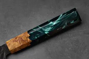 Cuchara de resina con diseño único Cuchara de resina epoxi hecha a mano Cuchara de resina colorida - Product Image 5