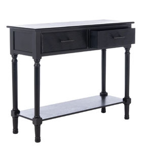 Vente chaude Maison Décorative En Bois Noir Table Console Avec Tiroir Pour Salon Disponible En Inde Au Prix Le Plus Bas - Product Image 1