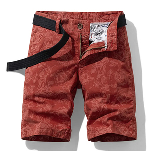 Mens 100% Polyester Solid Canvas Gym Shorts Elastic Waist <b>Custom</b> Logo Sublimation Printed Quick Dry Breathable Street Style OEM - Product Image 1