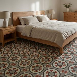 Carrelage en ciment patchwork multicolore 200x200 en stock - Product Image 2