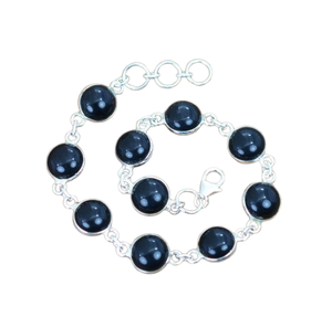 Classical <b>Bracelet</b> Jewelry <b>For</b> <b>Women</b> Silver Boho Style Jewelry 925 Sterling Silver Black Onyx Gemstone Handmade <b>Bracelet</b> Gift - Product Image 1