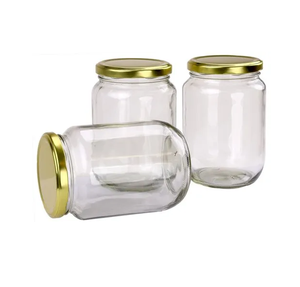 Jarra de cristal artesanal exclusiva fábrica personalizada varios tamaños tapa de metal de latón alto artesanías producto de diseño superior tarro de cristal - Product Image 2