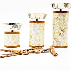 Mother Pearl Inlay Eco-Friendly Polished Animal Style Handcrafted Wood Incense Burner Set with Tray and Burner Box - Product Image 1