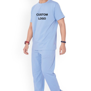 Ensemble de cordons de vêtements pour hommes en coton de qualité supérieure deux pièces doux et respirant tenue d'été décontractée vente en gros fabricant en vrac - Product Image 6