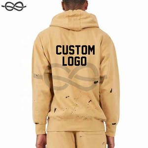 Elegante Casual Flared Jogger Track Pants Sudadera con capucha única Patchwork Cintura elástica Transpirable Invierno Venta al por mayor Chándales Set - Product Image 2