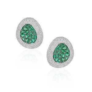 Pendientes de Diamantes con Corte Esmeralda en Oro de 14k para Compromiso, Boda o Fiesta - Product Image 3