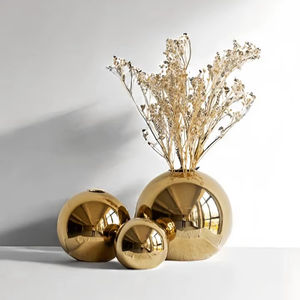Florero de Metal de Diseño Moderno y Lujoso 2026 para Mesa, Decoración para el Hogar, Hotel, Bodas, Regalos y Artículos para Fiestas - Product Image 1