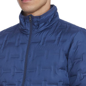 Veste matelassée à la mode, légère, imperméable, respirante, chaude, résistante à l'eau, personnalisation de la marque, devant, pour hommes - Product Image 4