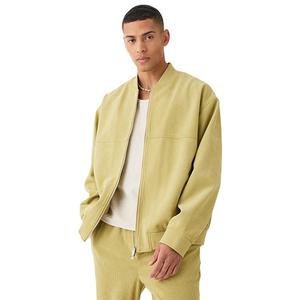 Veste streetwear personnalisée à manches longues, coupe classique, vente en gros, veste décontractée longue pour hommes, vêtements confortables pour hommes - Product Image 1