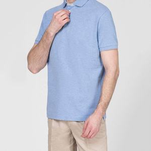 T-shirts Polo Homme en Coton Uni à Manches Courtes pour le Sport et le Golf, en Tissu Tricoté – Vente en Gros - Product Image 2