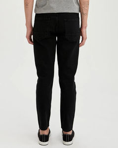 Ropa de calle personalizada, pantalones vaqueros pesados, 100% algodón, pantalones vaqueros desgastados, Pantalones vaqueros de diseño de moda - Product Image 2