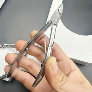 Coupe-ongles professionnel en acier inoxydable de qualité supérieure, ciseaux pour peaux mortes, pinces à ouverture large, outils de nail art pour les doigts - Product Image 2