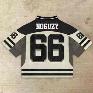 Ropa de calle personalizada estilo Retro americano Vintage con malla de béisbol clásica camiseta cuadrada de fútbol para Hombre Camisetas de fútbol de Francia - Product Image 5