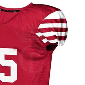 ชุดอเมริกันฟุตบอลทำจากโพลีเอสเตอร์100% ชุดอเมริกันฟุตบอลออกแบบได้ตามต้องการ - Product Image 6