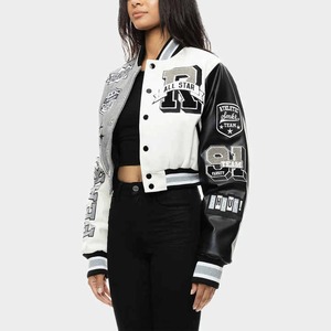 Chaquetas universitarias para mujer de alta calidad por encargo últimos diseños de moda elegantes al por mayor - Product Image 1