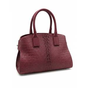AP IDEA MODA Borsa Strutturata con Chiusura a Patta Stile Elegante Vera Pelle Coccodrillo e Dollaro Made in Italy Capacità 3L+ - Product Image 6