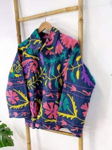 Supplier Colorful Bohemian Embroidered <b>Jacket</b> for <b>Women</b> Multicolor Suzani Style Ethnic Coat Handmade Boutique Outerwear - Product Image 3