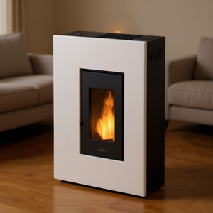 Poêle à granulés MADISON 5 Slim Blanc 4 étoiles 5,2 kW Classe A+ 7020033 - Product Image 3