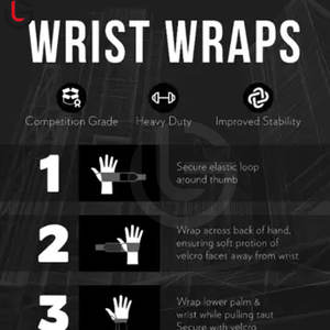 Muñequeras transpirables al por mayor hechas en Pakistán Muñequeras ligeras para levantamiento de pesas Correas de gimnasio - Product Image 3