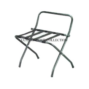 Portaequipajes de metal resistente de gran capacidad para maletas de tamaño familiar con altura ajustable y características plegables - Product Image 4