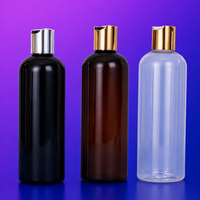 Großhandel Leere PET 100ml-500ml Siebdruck-Kosmetikflasche mit Schraubverschluss für Shampoo und Lotion, Großmengenlieferung