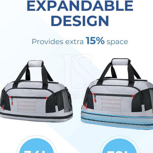 Hot Professional Top Nylon impermeable deportes gimnasio bolsa mujeres hombres para gimnasio Fitness entrenamiento gimnasio bolsa - Product Image 5