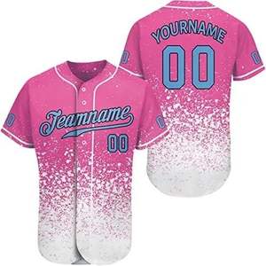 Conjuntos de Camiseta y Pantalones de Béisbol Profesionales, Uniformes Deportivos de Equipo que Absorben la Humedad - Product Image 1