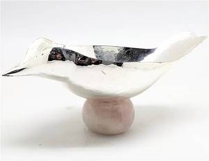 Increíble cuenco para servir con Base de resina para el hogar, Hotel, restaurante, vajilla de mesa, cuenco para servir frutas y Chocolate de Color plateado - Product Image 2