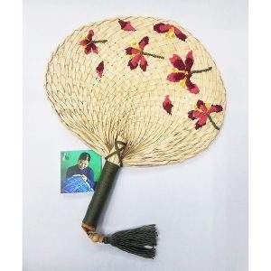 พัดลมมือถือทำจากไม้ไผ่ที่สวยงามเป็นของฝากและของตกแต่งที่สมบูรณ์แบบ - Product Image 2