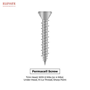 Vis pour cloison sèche de marque de haute qualité parfaite pour l'installation de panneaux de fibres Fermacell - Product Image 1