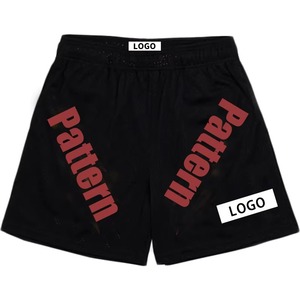 Pantalones cortos de malla de baloncesto de secado rápido para hombre, talla grande, diseño de sublimación sólida de verano, MOQ bajo, elástico, cintura media, fabricación impresa - Product Image 4