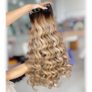 ผมต่อผมเวียดนามสีอ่อนเป็นลอน - Product Image 2