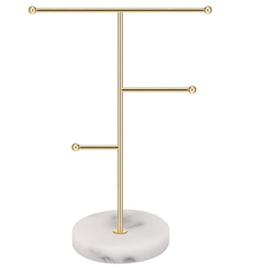 Soporte organizador de joyería de latón y madera de la mejor calidad 100%, soporte de exhibición de madera maciza, soporte para collar múltiple, cajas de joyería, pendientes - Product Image 6