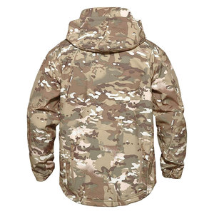 Veste tactique imperméable à coque souple à prix avantageux, vente en gros, vestes de chasse pour hommes à manches longues pour l'extérieur - Product Image 2