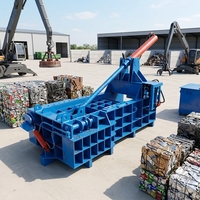 Presse à balles hydraulique robuste de 200 tonnes pour ferraille, avec déchargement latéral, pour acier, fer et aluminium usagés