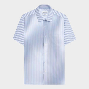 Aristino, camisa informal de manga corta de talla grande de alta calidad para hombre, tela de popelina, antiarrugas, transpirable, ajuste perfecto estampado - Product Image 1