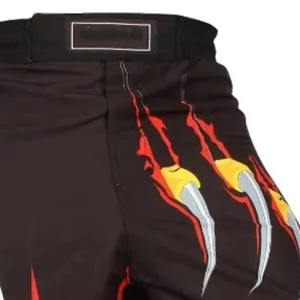 High Quality Custom Logo Printing Elastic Waist Polyester MMA Grappling Training <b>Shorts</b> Breathable Comfortable Quick Dry Made - Product Image 5